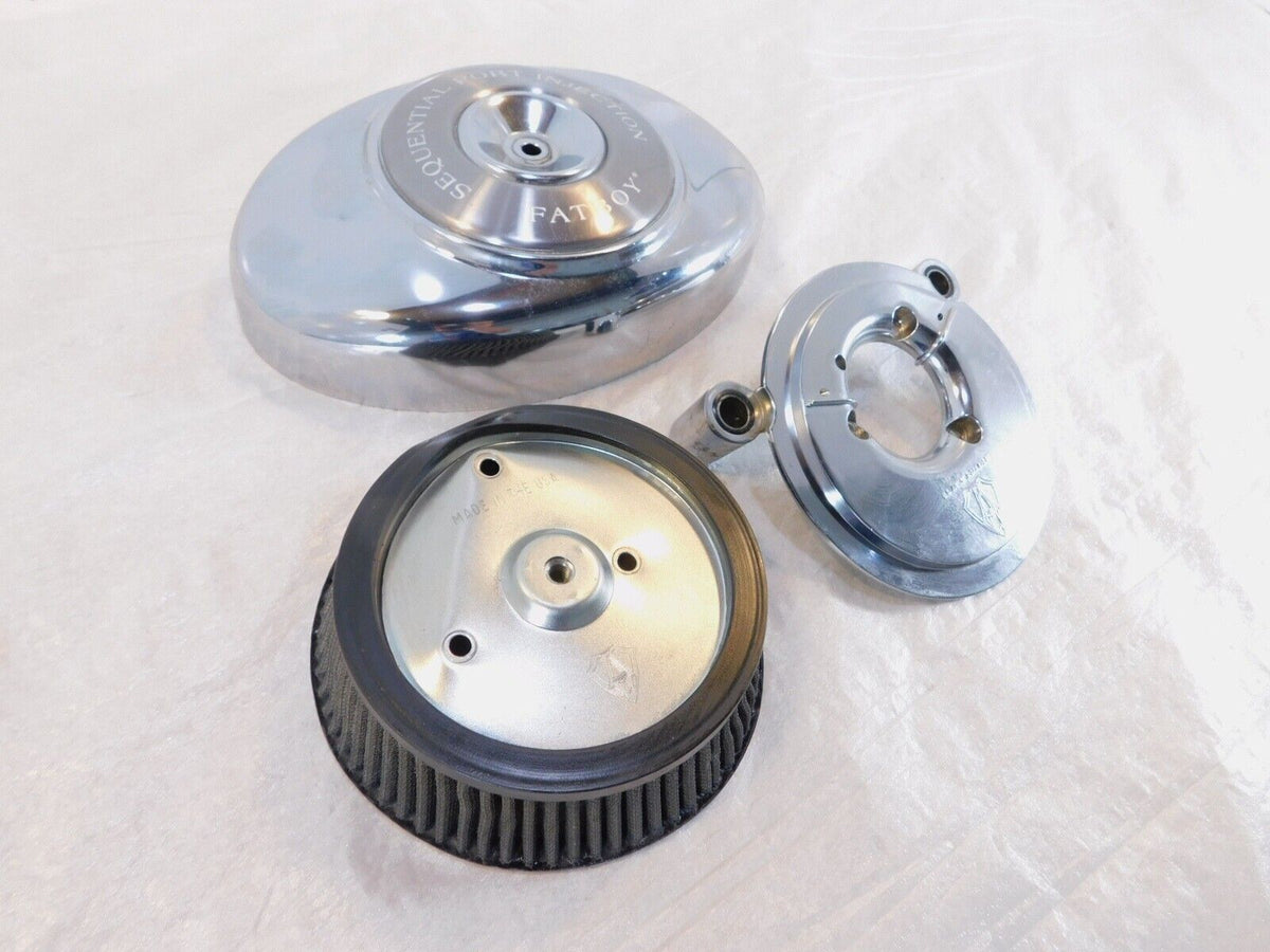Harley Davidson Electra Glide Dyna Softail Arlen Ness Air Intake Filter Cleaner - C3 Cycle