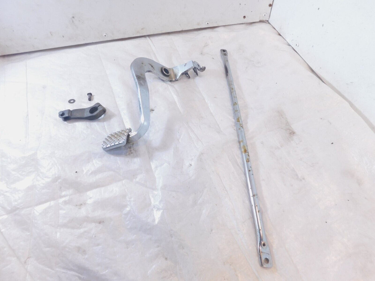 Yamaha V-Star XVS650 Midnight & Custom Chrome Right Foot Brake Pedal & Linkage