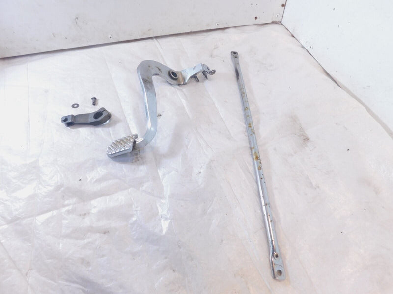 Yamaha V-Star XVS650 Midnight & Custom Chrome Right Foot Brake Pedal & Linkage