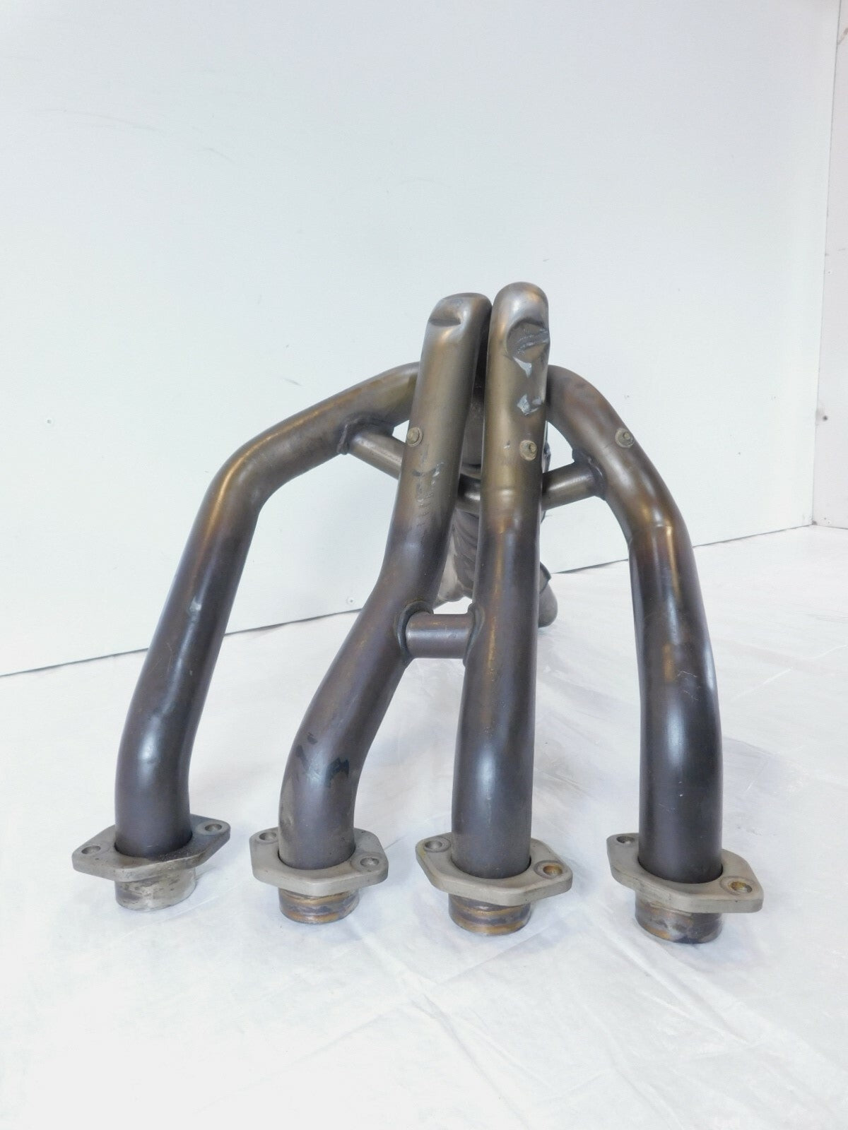 2006-2007 Kawasaki Ninja ZX14 ZX1400 Exhaust Manifold Muffler Header Pipe -Dents - C3 Cycle