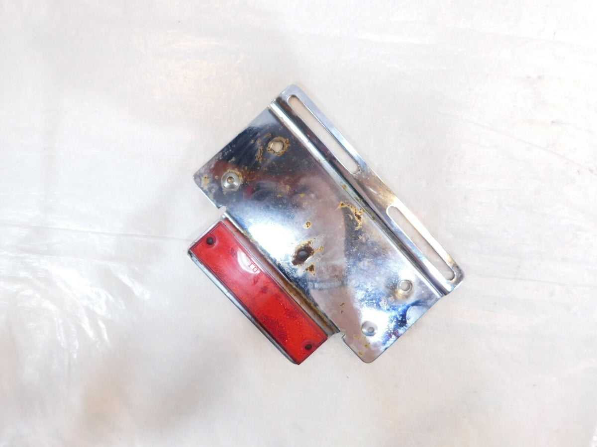 2001 01 Victory V92 Deluxe Cruiser Chrome Rear License Plate Mount Bracket - C3 Cycle