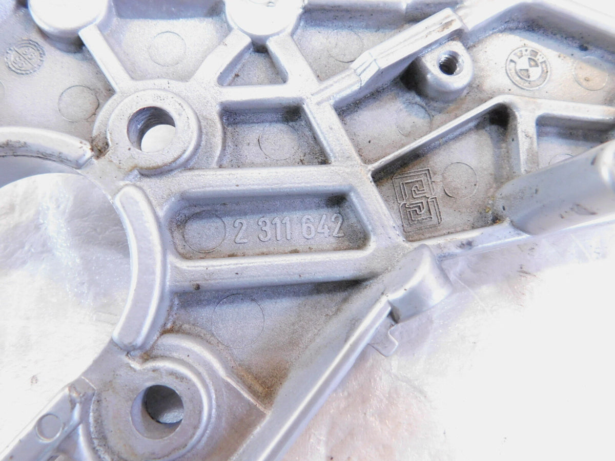 BMW R1100R R1100RS R850 Silver Right Front Footrest Foot Peg Plate Mount Bracket - C3 Cycle
