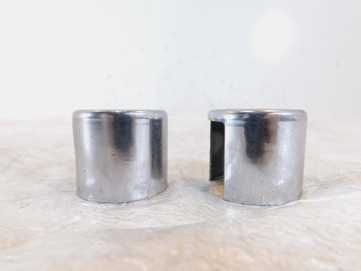 1982-1985 Harley Davidson Sportster XLH 1000 Chrome Upper Top Shock Bolt Covers - C3 Cycle
