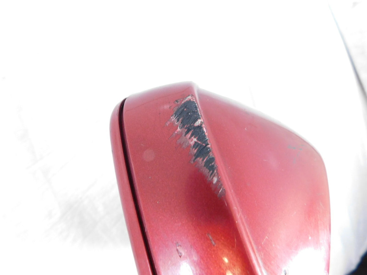 BMW K75RT K100LT K100RT K1100LT Mystic Red Left Side Rear View Mirror & Bracket - C3 Cycle