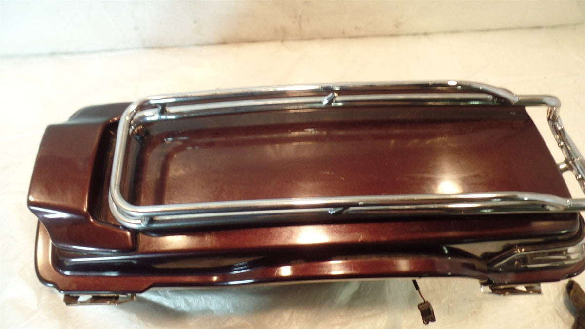 Harley Davidson Touring Road King Street & Electra Glide Maroon Left Saddlebag - C3 Cycle