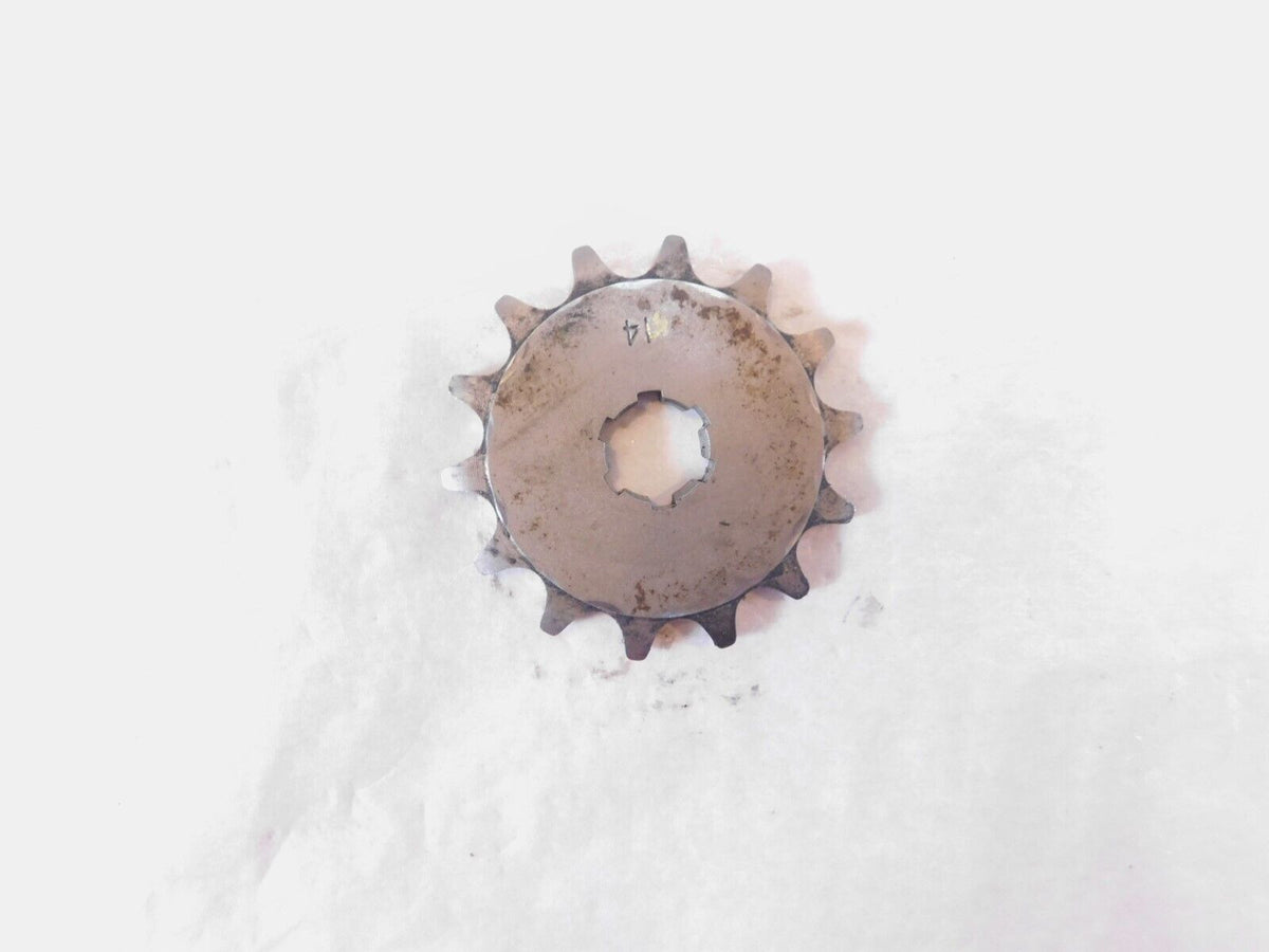 17-20 Kawasaki Z125 Pro BR125 Engine Front Transmission Drive Sprocket Gear 14T - C3 Cycle