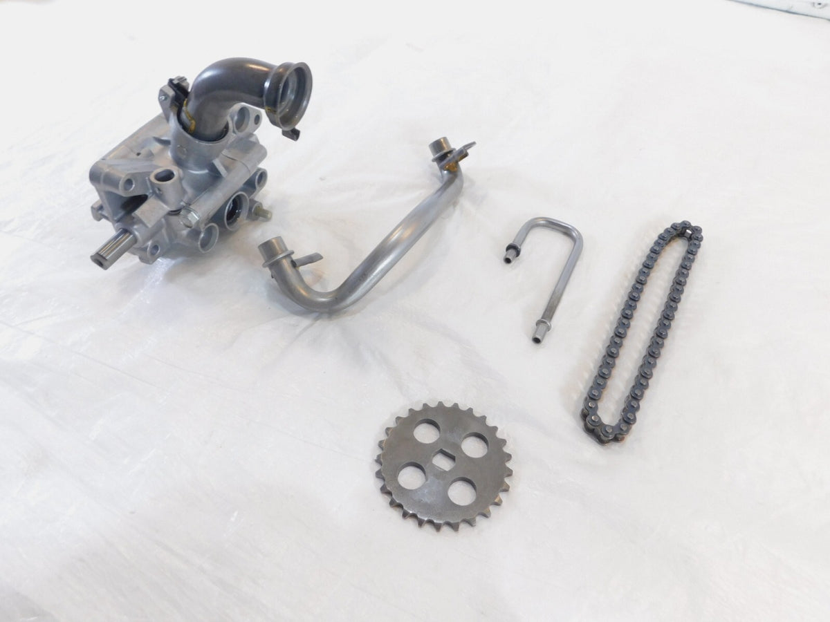 1995-2003 Honda VF750 VF750C Magna 750 Engine Motor Oil Pump Body Pipe & Chain - C3 Cycle