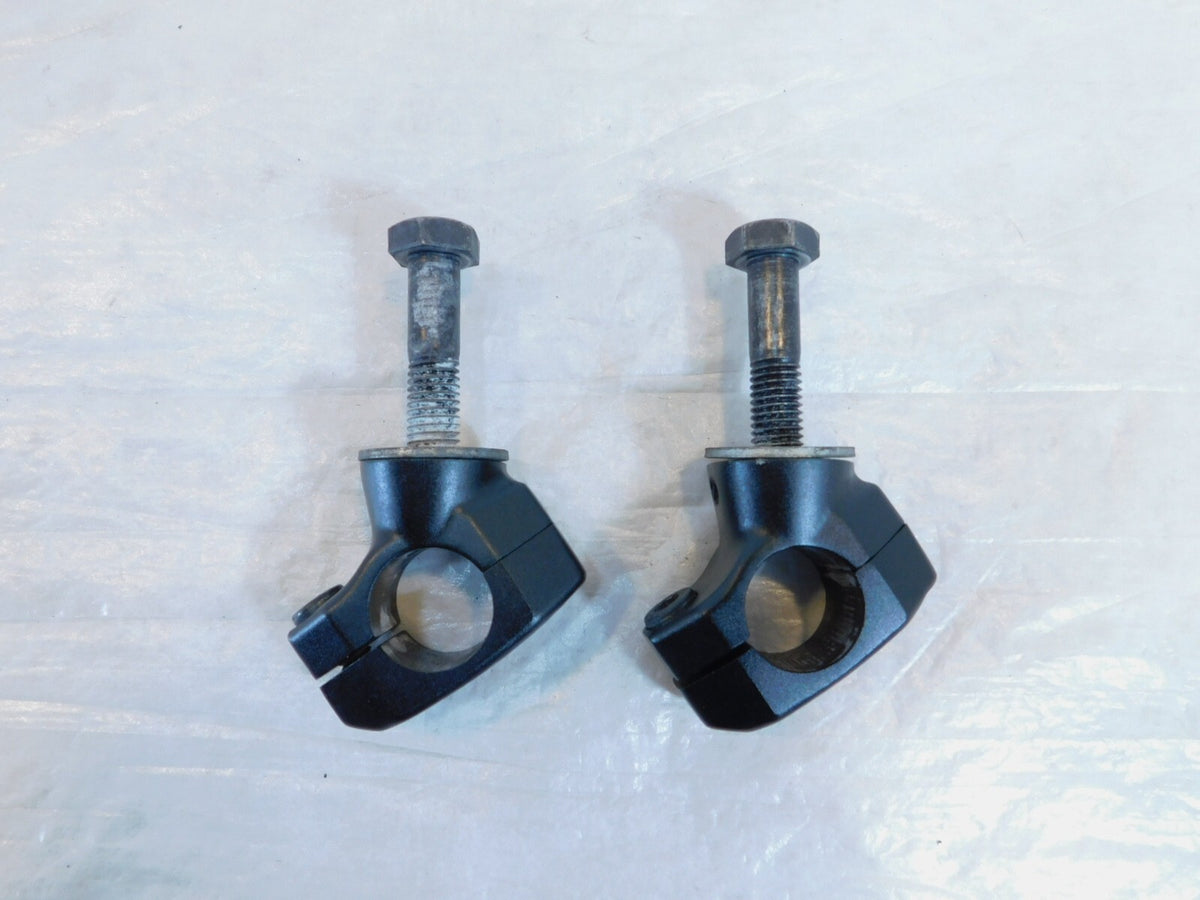 2010-2017 Victory Cross Country Black Handlebar Handle Bar Riser Mount Clamps