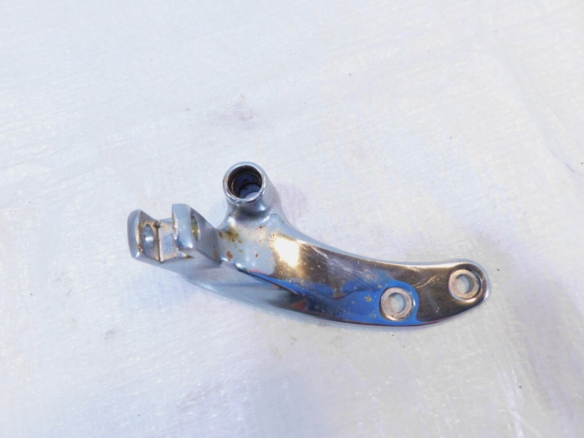 Harley Davidson Dyna FXDWG Wide Glide Black Left Forward Controls Mount Bracket - C3 Cycle