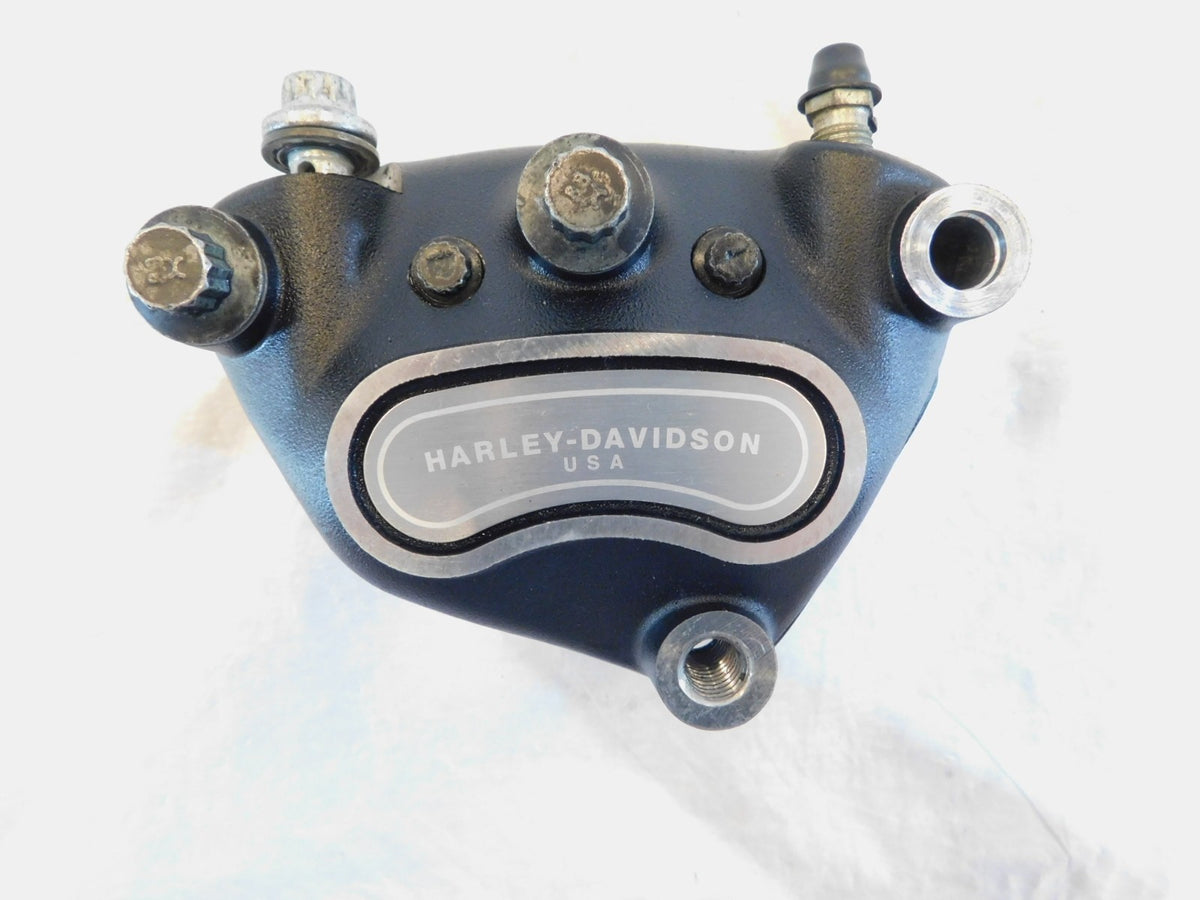 Harley Davidson Touring Sportster Black Right Front Wheel Brake Caliper - C3 Cycle