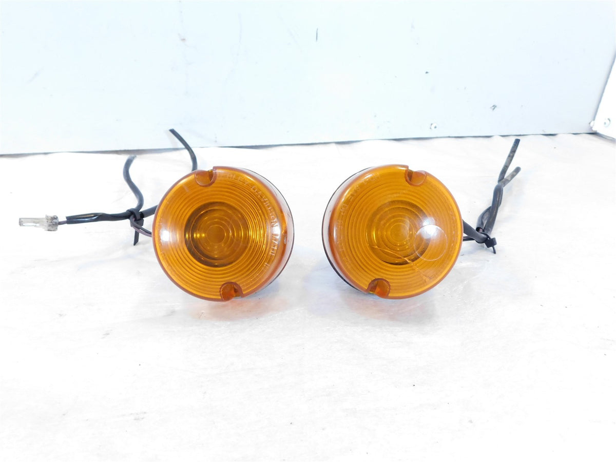 Harley Davidson Sportster Dyna & Softail Chrome Rear Turn Signal Indicators - C3 Cycle