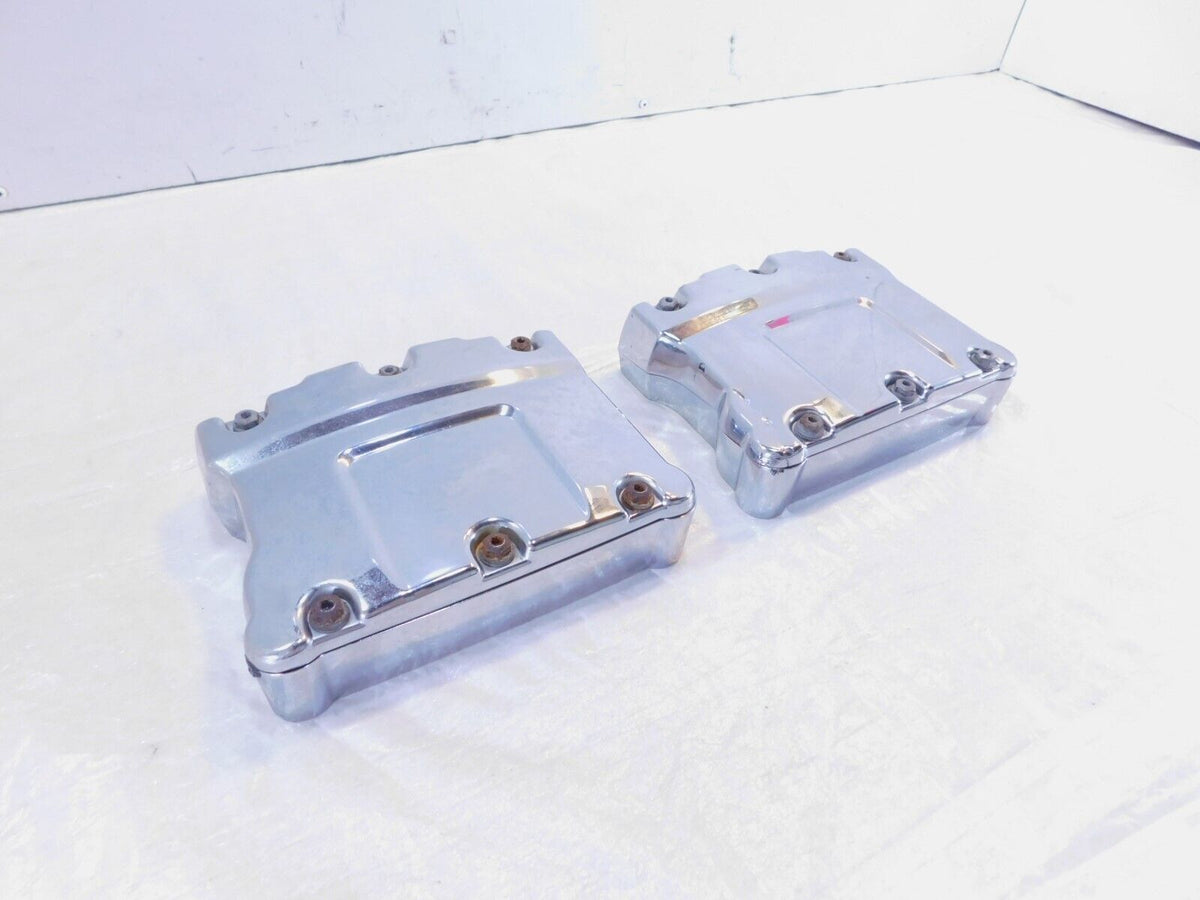 Harley Road King Dyna & Softail Chrome Cylinder Head Top Rocker Boxes & Arms - C3 Cycle