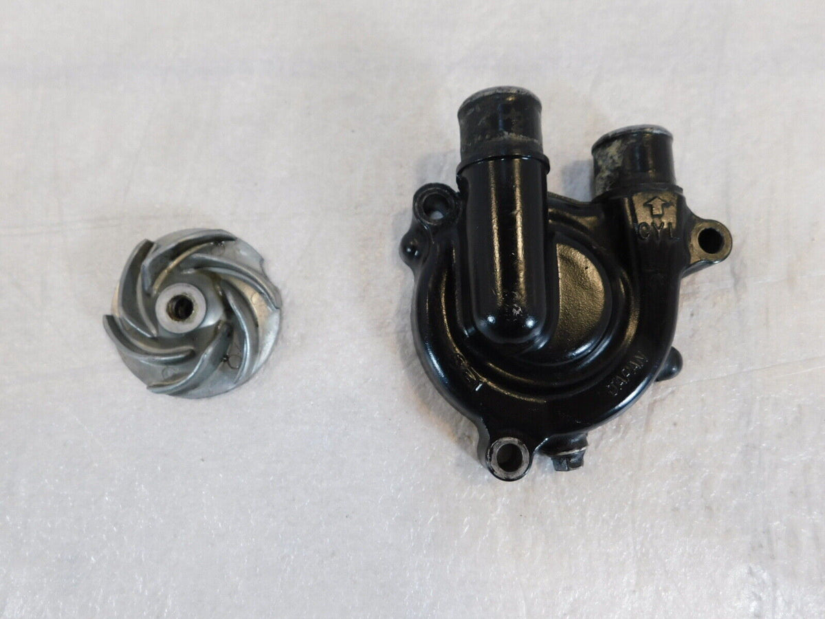 1987-1996 Kawasaki KL650 KLR650 Engine Motor Water Pump Impeller & Outlet Cover - C3 Cycle