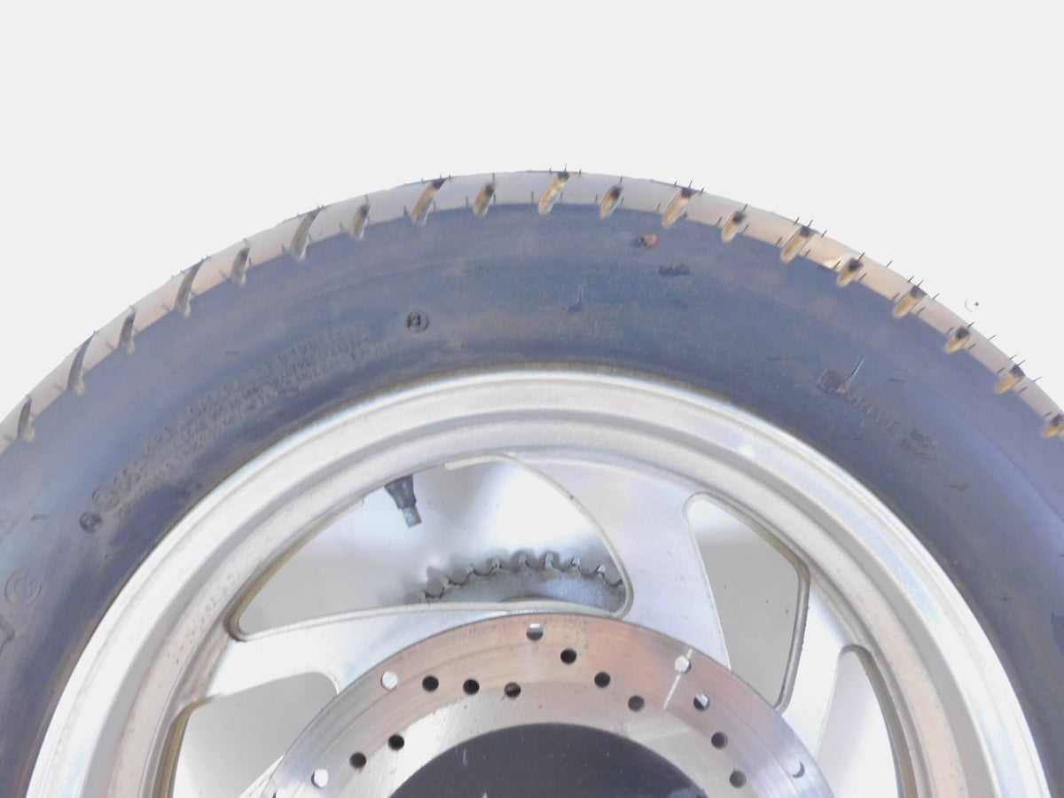 Cixi Kingring Rongyao Aggressor V & Jinlun 250cc Silver Rear Wheel Rim & Tire - C3 Cycle