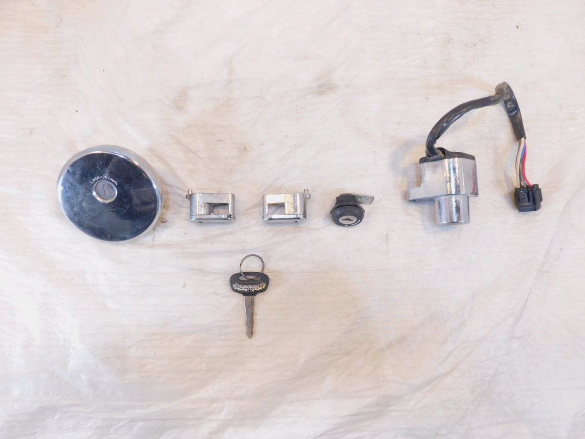 Kawasaki Vulcan 1500 Drifter Classic FI Ignition Switch Seat & Fuel Cap Lock Set - C3 Cycle