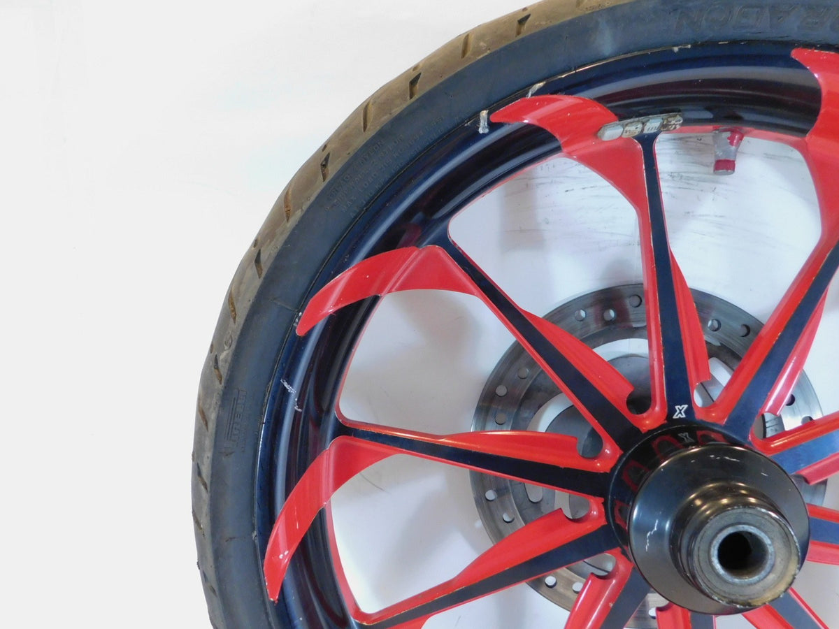 Harley Davidson Road King Street & Electra Glide 19" Billet Red Front Wheel Rim - C3 Cycle
