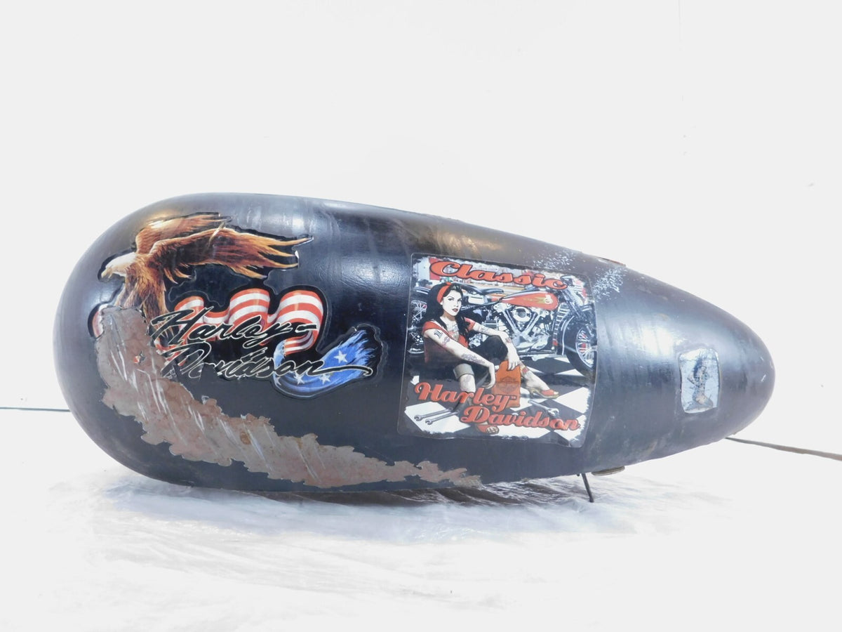 93-94 Harley Davidson Sportster 883 & 1200 Large Fuel Gas Tank Assembly - DENTS - C3 Cycle