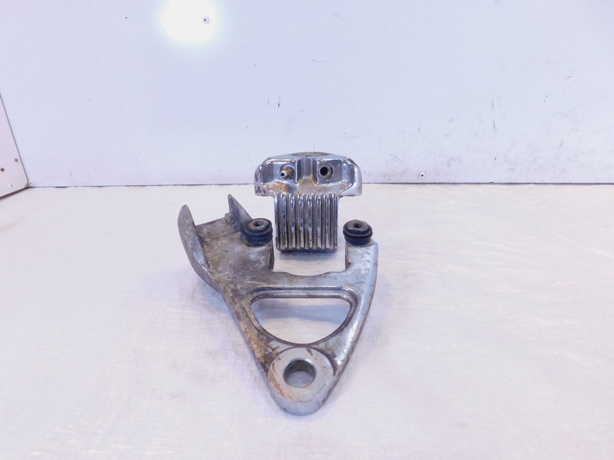 Harley Davidson Sportster 883 & 1100 Chrome Rear Brake Disc Caliper with Bracket - C3 Cycle