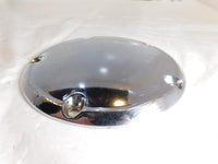 Harley Davidson Twin Cam Dyna & Softail Left Engine Chrome Derby Clutch Cover - C3 Cycle