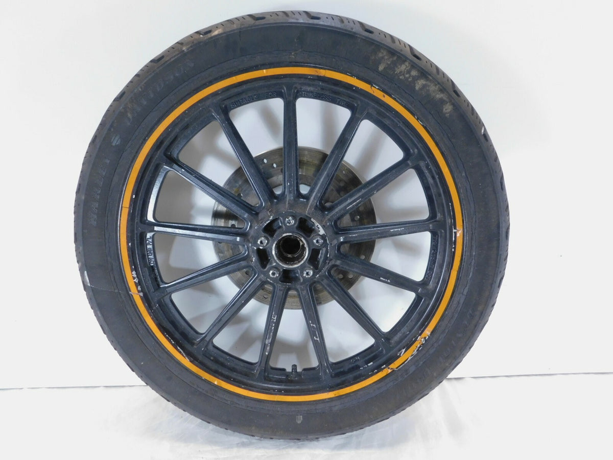 1996-1999 Harley Davidson Sportster 883 & 1200 Black Front Wheel Rim & Tire