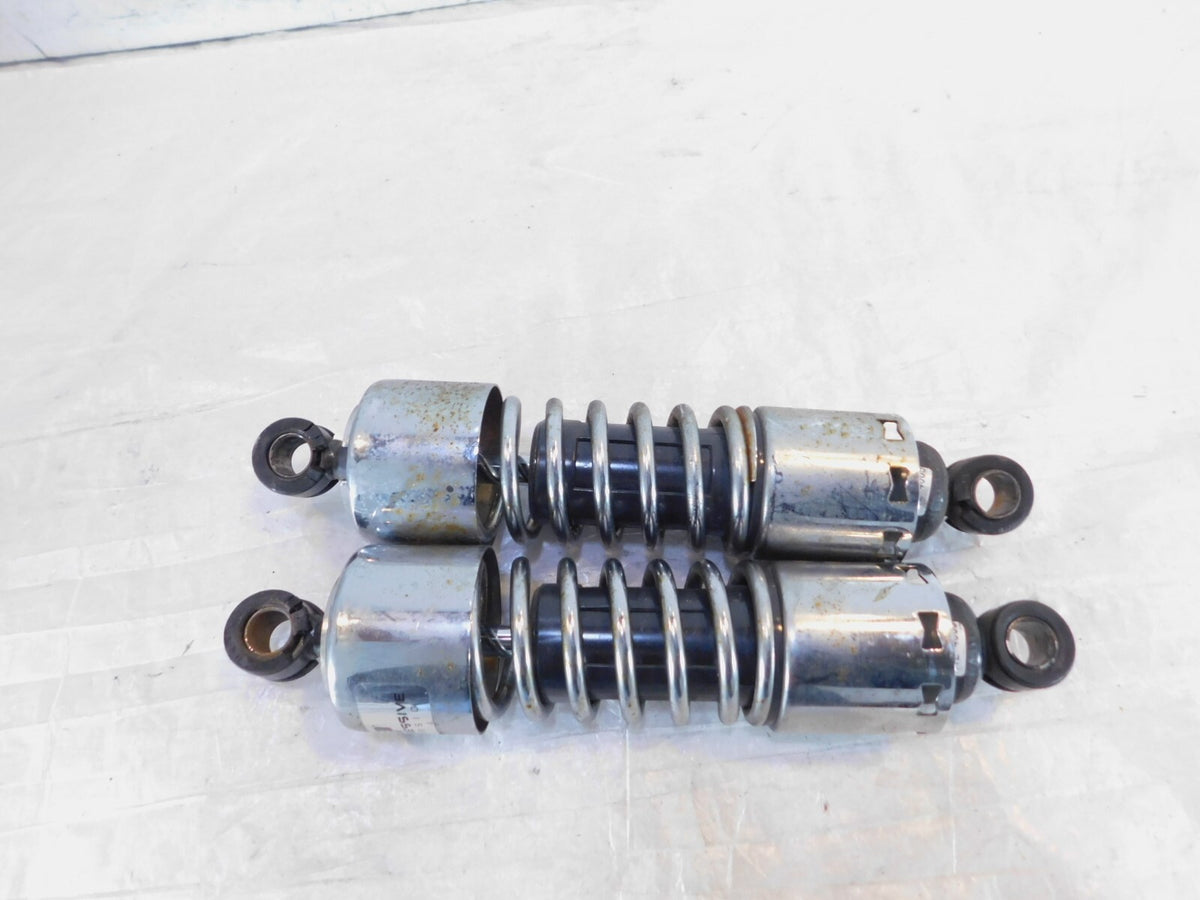 Harley Sportster 883 & 1200 Chrome Progressive Rear Spring Shock Absorbers - 11"