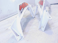 2015-2018 KTM 690 Duke White Left/Right Rear Seat Tail Section Subframe Brackets - C3 Cycle