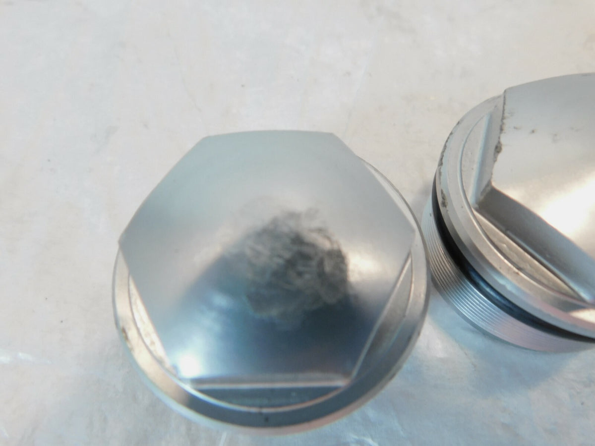 Triumph Street Scrambler & Street Twin Front Wheel Fork Cap Plugs - T2041156 - C3 Cycle