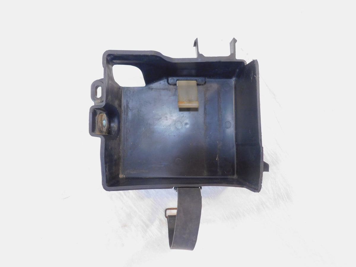 1983 83 Yamaha XJ750J Maxim 750 Black Battery Box Holder Case Tray w/ Belt Strap - C3 Cycle