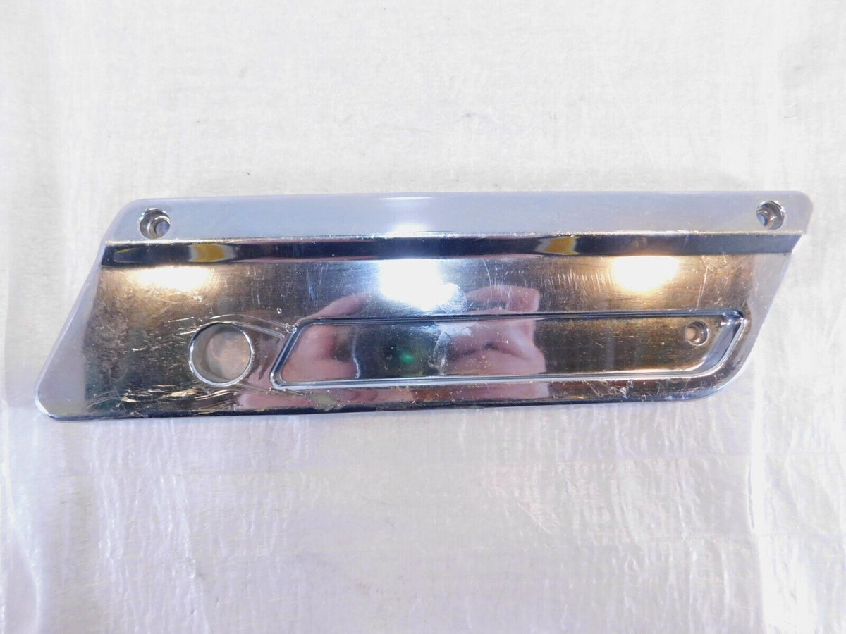 Harley Touring Road King Electra Street Glide Chrome Right Saddlebag Latch Cover - C3 Cycle