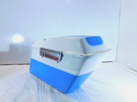 Harley Davidson Road King Street & Electra Glide White/Blue Right Saddlebag - C3 Cycle