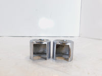 1986 1987 Harley Davidson Sportster XLH 1100 Chrome Upper Top Shock Bolt Covers - C3 Cycle