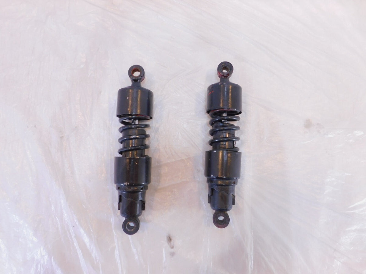Harley Davidson Sportster 883 & 1200 Black Red Rear Shock Absorbers Pair 11.5" - C3 Cycle