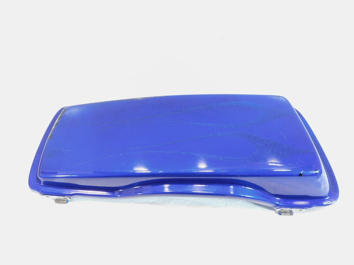Harley Davidson Touring Road King & Electra Glide Blue Left Saddlebag Cover Lid - C3 Cycle