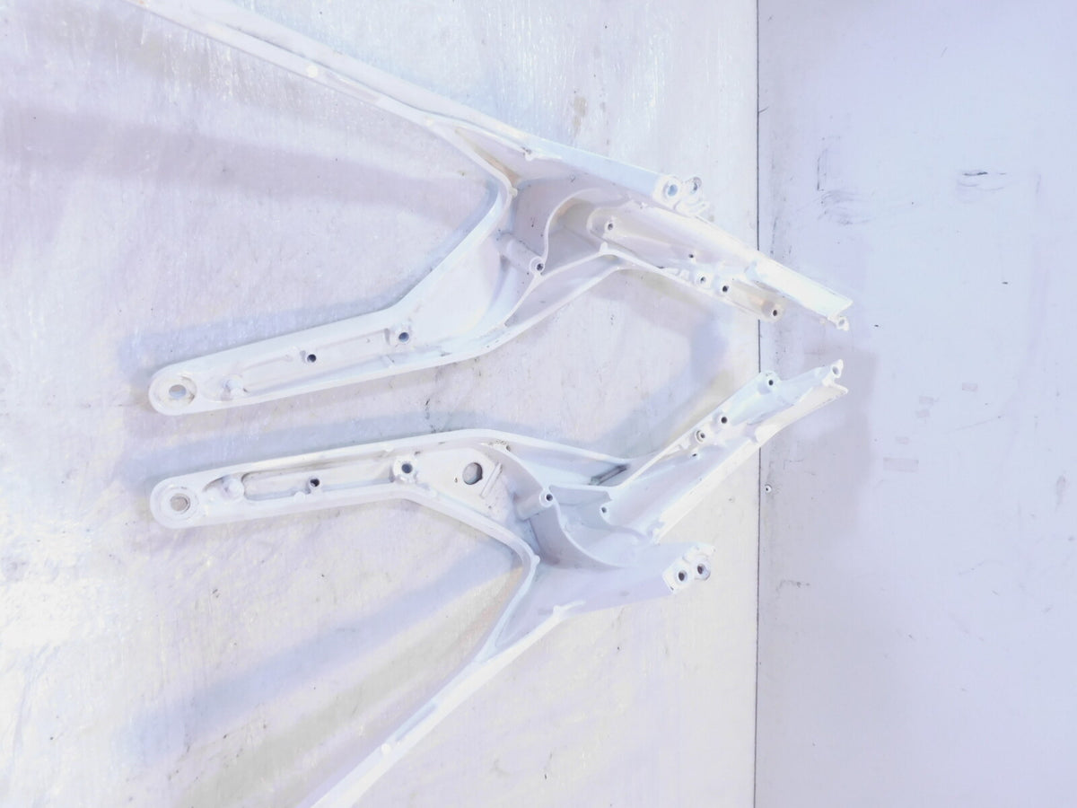 2015-2018 KTM 690 Duke White Left/Right Rear Seat Tail Section Subframe Brackets - C3 Cycle