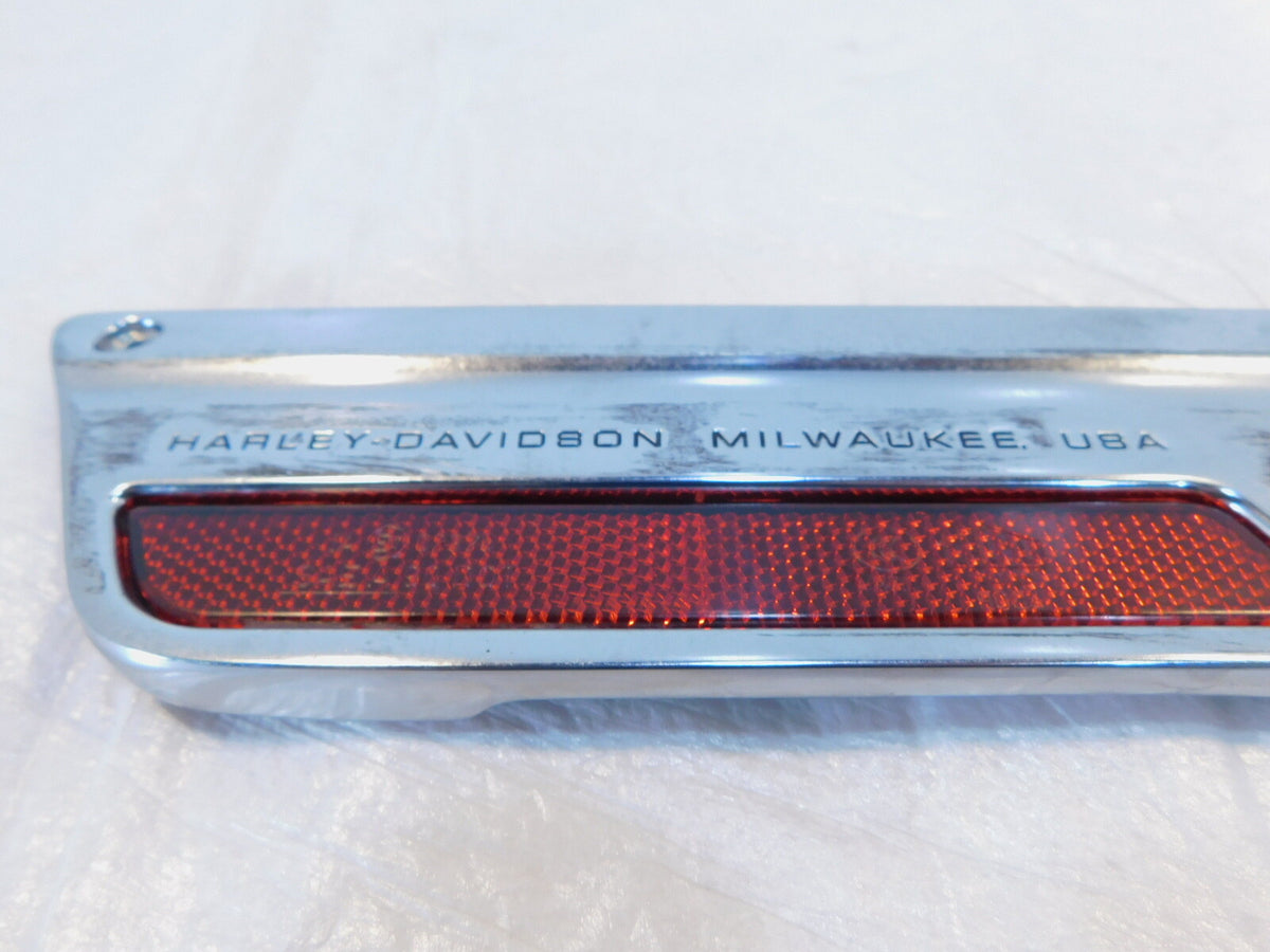 Harley Touring Road King Electra Street Glide Chrome Left Saddlebag Latch Cover - C3 Cycle