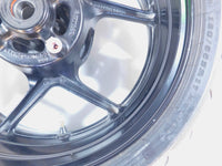 2013-2024 Kawasaki Ninja ZX6R ZX636 ABS Black Rear Wheel Rim & Tire - Bent - C3 Cycle