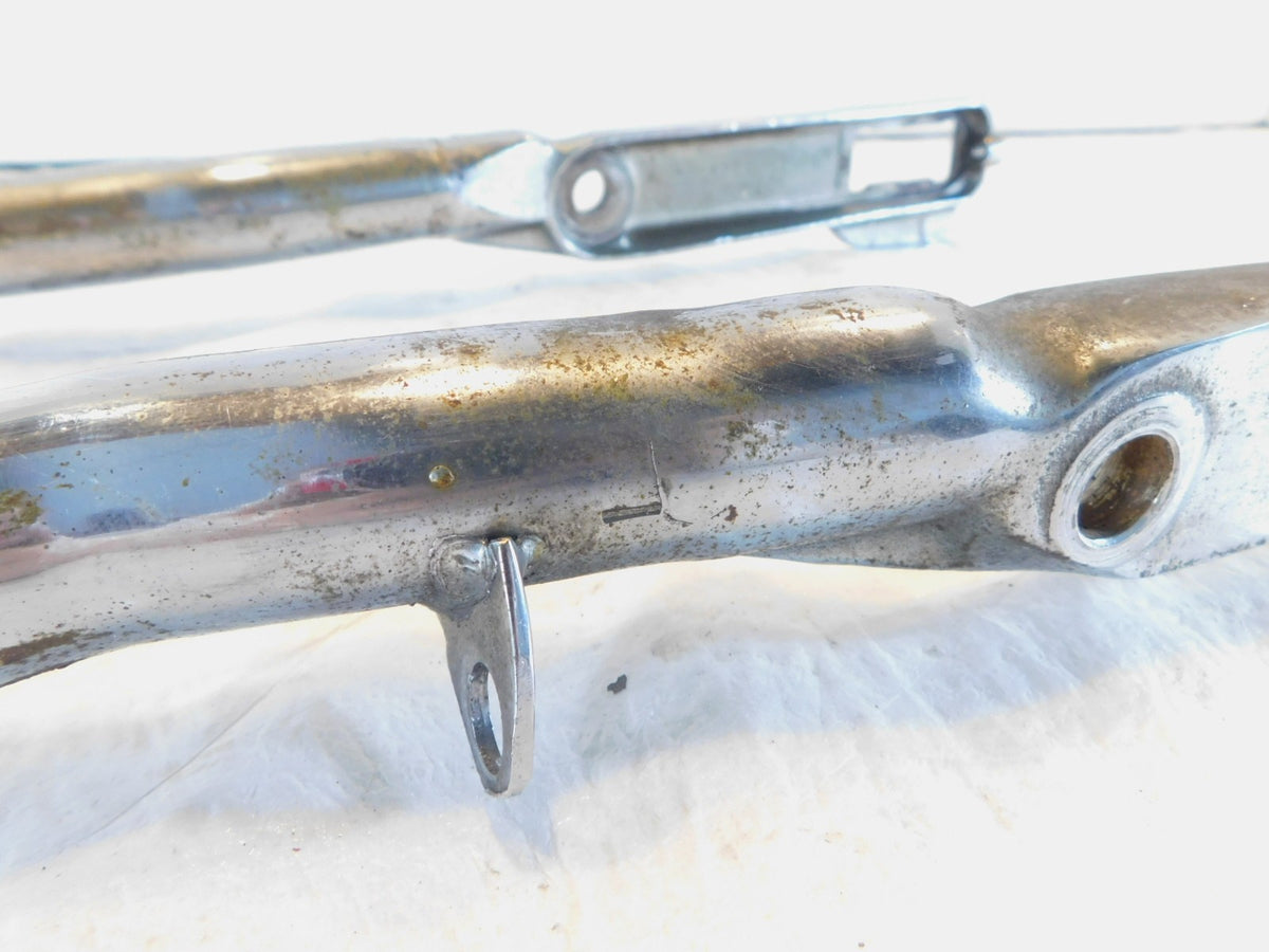67-74 Harley Davidson Sportster 900 1000 Chrome Rear Wheel Fork Swingarm Bracket - C3 Cycle