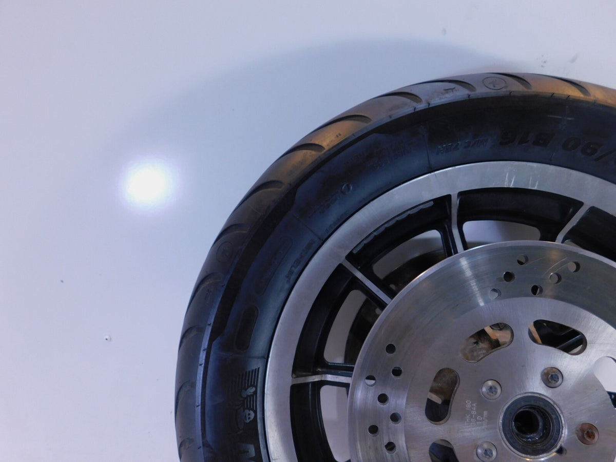 Harley Davidson EVO Touring Electra Glide Cast 10 Spoke Front Wheel Rim - BENT - C3 Cycle