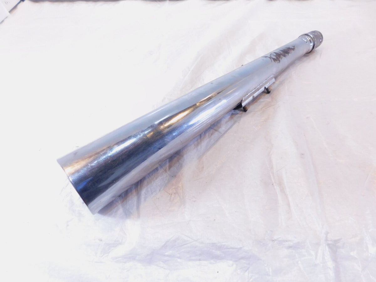 1983 83 Honda GL650 Silverwing 650 Chrome Rear Left Side Exhaust Muffler Pipe - C3 Cycle