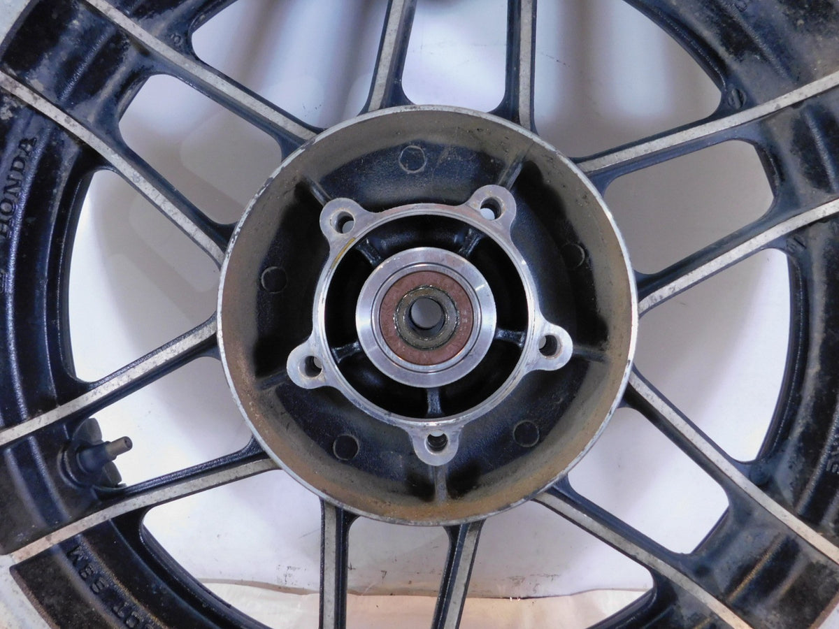 Honda CB650 CB650SC Nighthawk 650 Black Spoked Rear Wheel Rim & Tire 3" x 16" - C3 Cycle