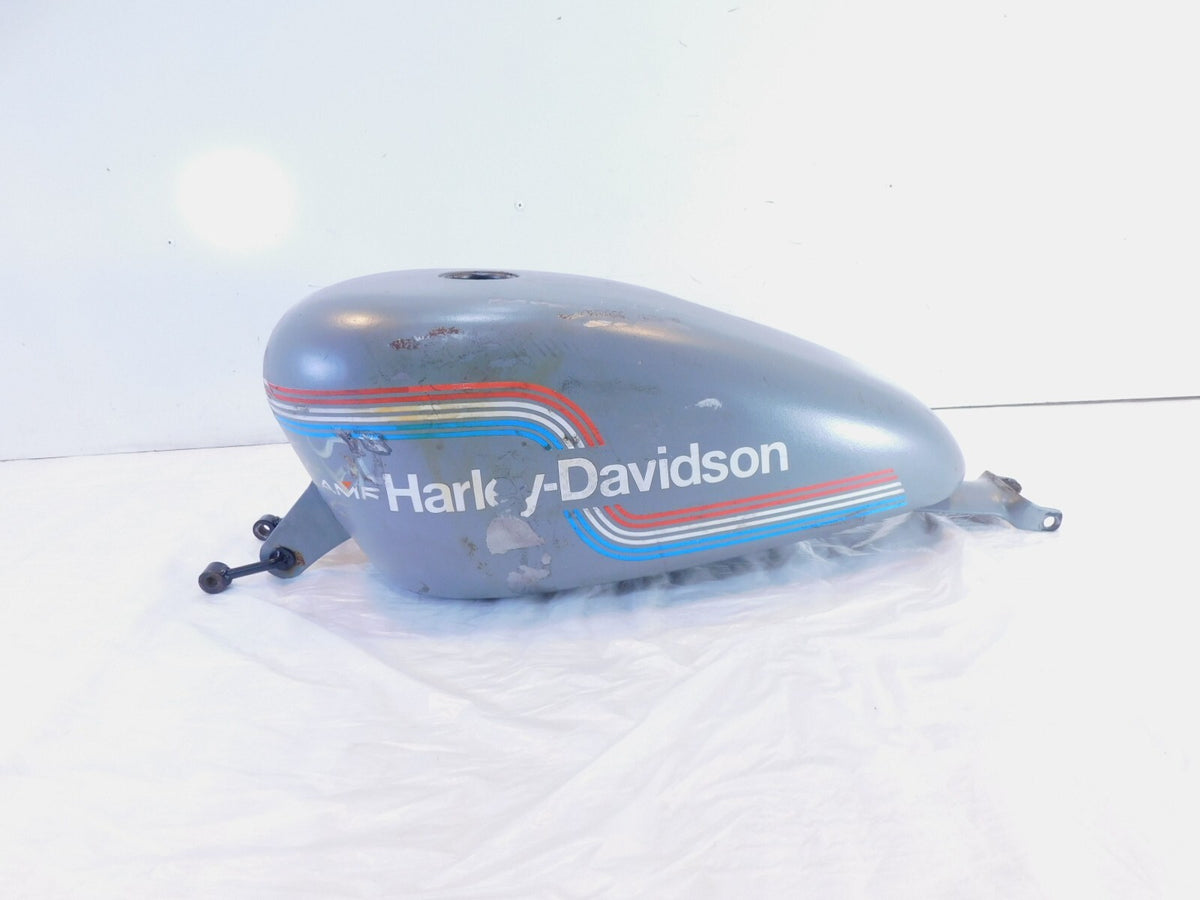 2004-2006 Harley Davidson Sportster 883 Low 1200 Roadster Gray Fuel Gas Tank - C3 Cycle