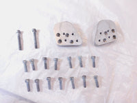 1995-2001 BMW R1100RT 1100 RT Silver Left/Right Handlebar Handle Riser Plates - C3 Cycle
