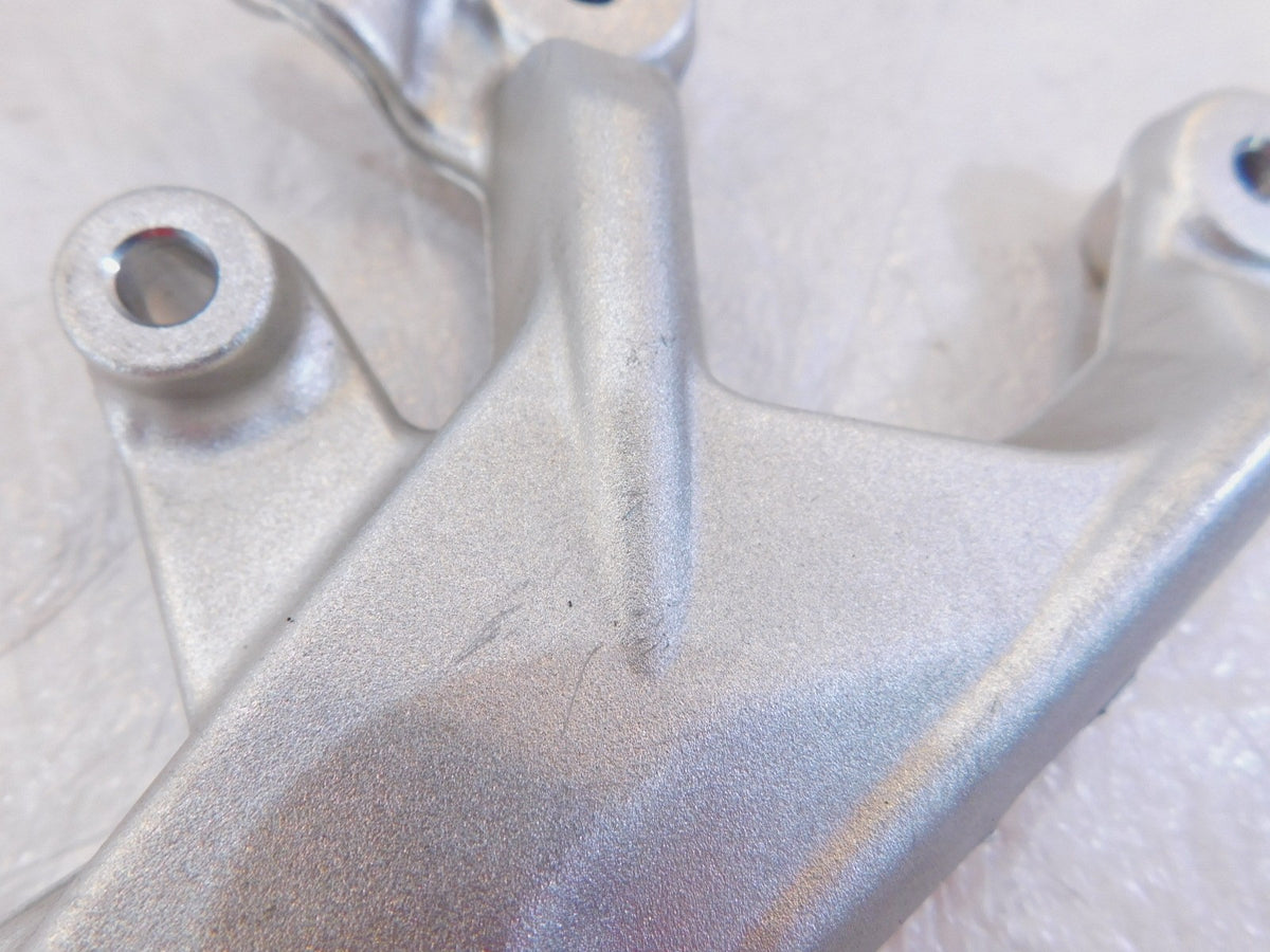 2014-2016 BMW S1000-RR S1000RR Silver Rear Right Footrest Foot Peg Mount Bracket - C3 Cycle