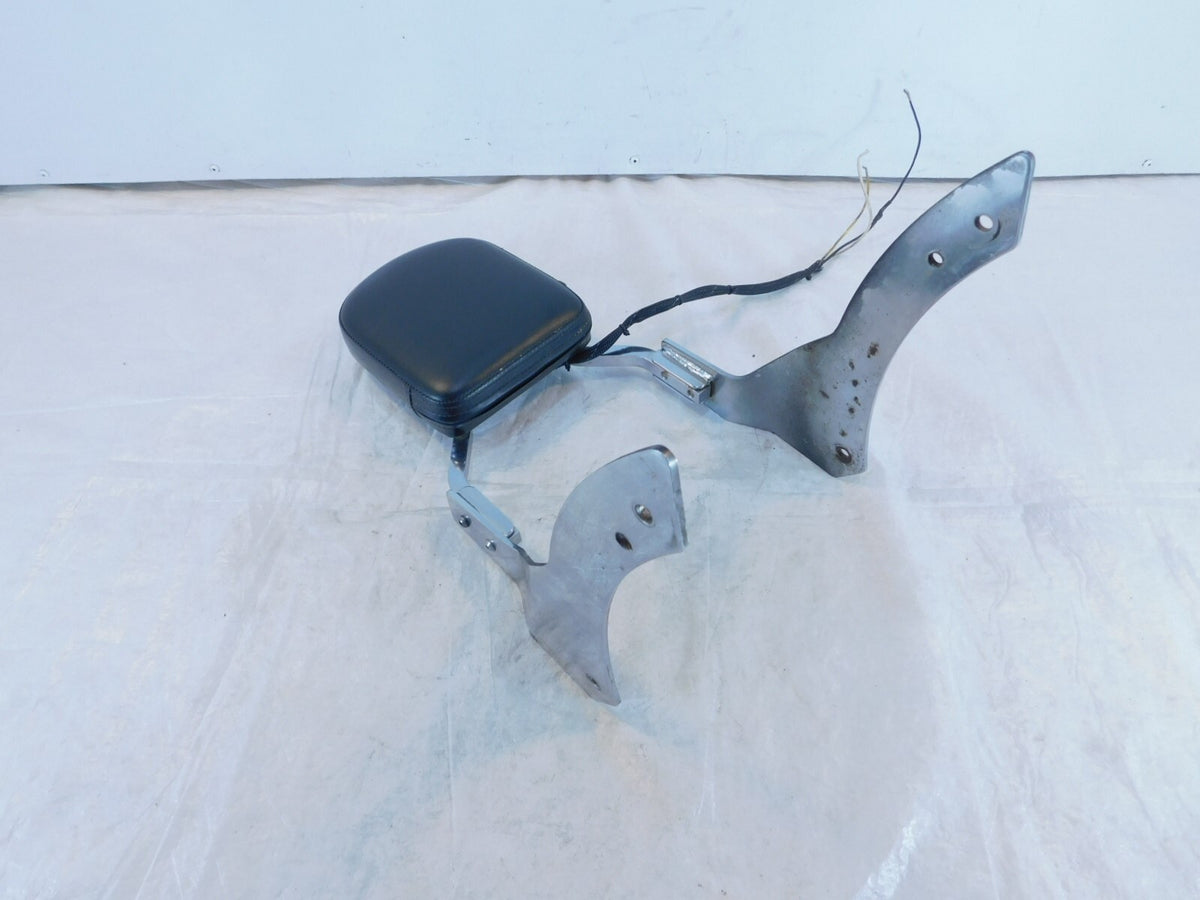 Yamaha V-Star 1100 XVS1100 Custom Rear Passenger Backrest Sissy Bar & Rear Light - C3 Cycle