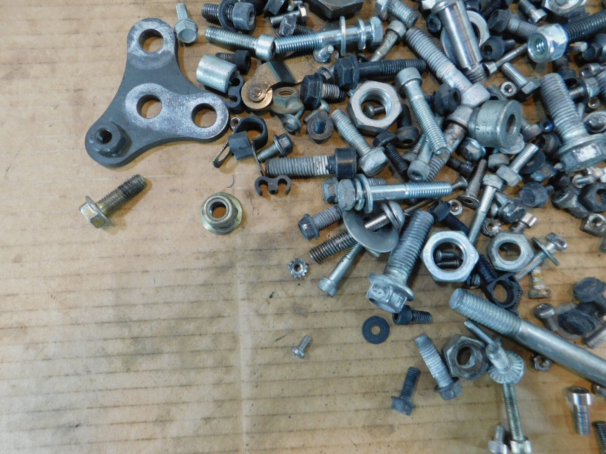 2012 12 Victory Cross Country Engine & Body Nuts Bolts & Brackets Parts Box Lot - C3 Cycle