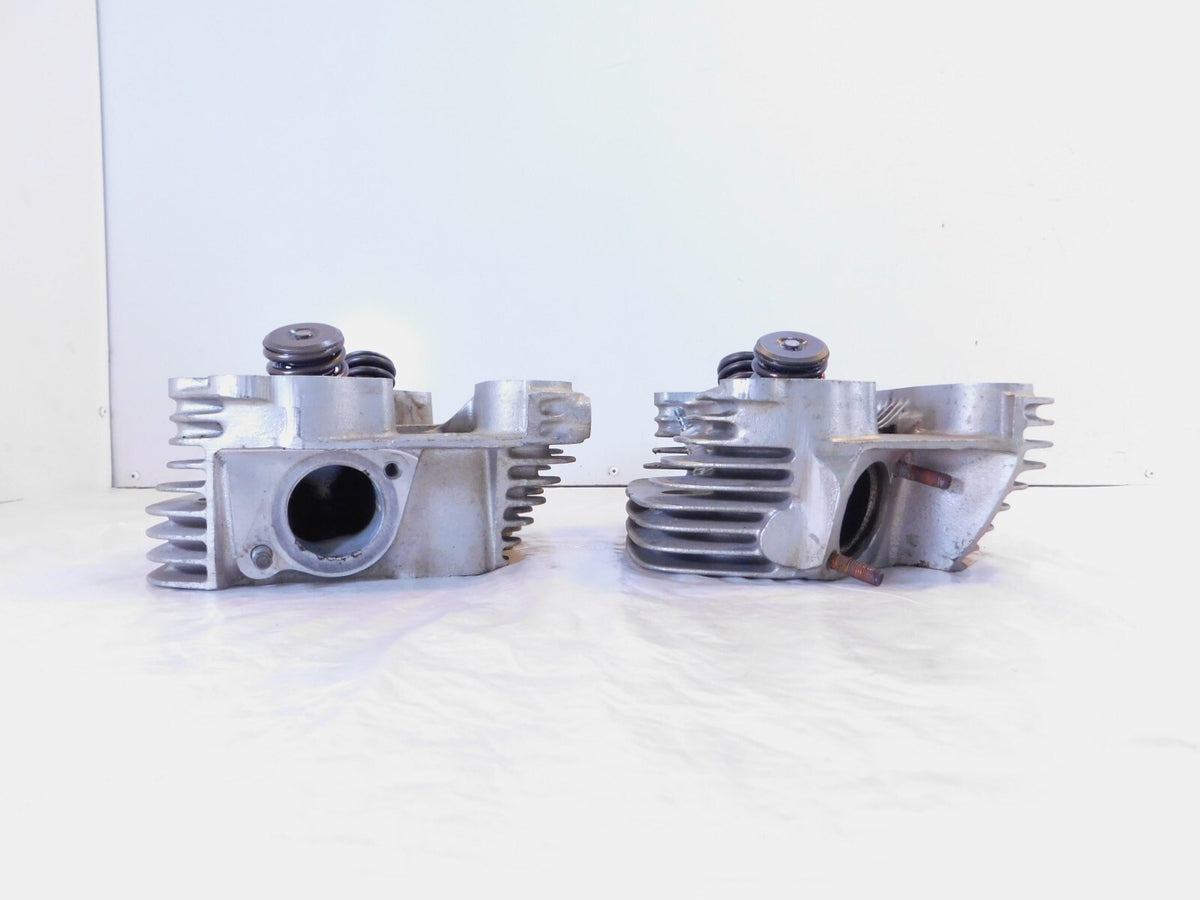 Harley Davidson Sportster 883 Hugger & Custom Silver Cylinder Heads w/ Valves - C3 Cycle