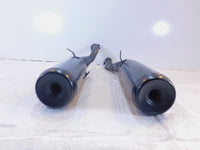 1992-1998 Yamaha Seca II XJ600S XJ 600 OEM Dual Rear Black Exhaust Pipe Mufflers - C3 Cycle