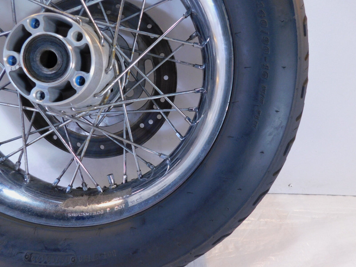 Harley Davidson Softail Heritage Classic & Deluxe Laced Rear Wheel Rim w/ Tire