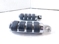 Harley Touring FXR Dyna Sportster & Softail Chrome & Rubber Footpegs Footrests - C3 Cycle