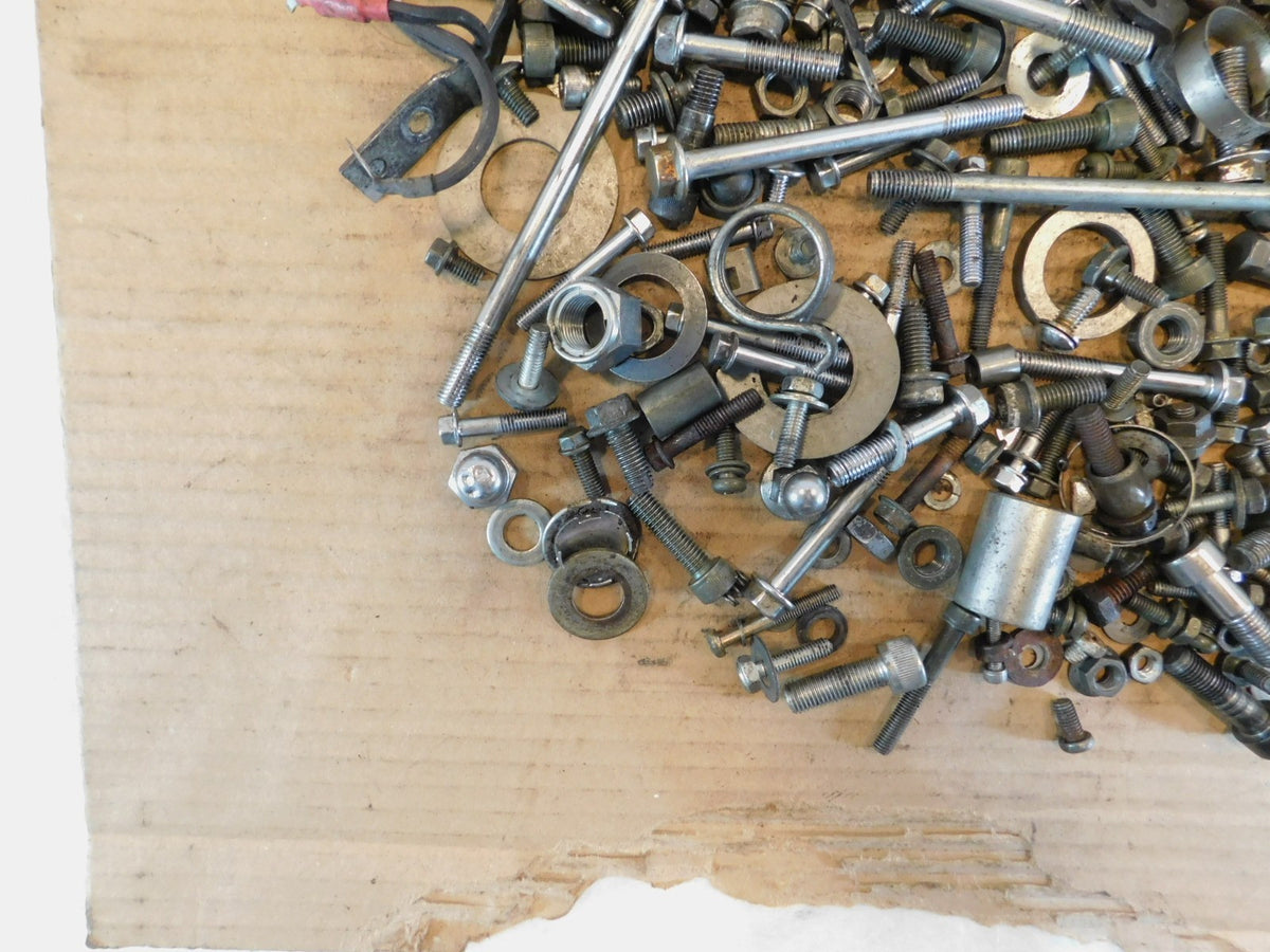2000 00 Suzuki Intruder 800 VS800 Misc Nuts Bolts Bracket Hardware Parts Box Lot - C3 Cycle